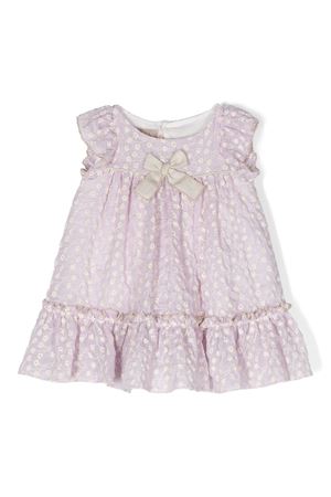 Lavender cotton blend dress LA STUPENDERIA KIDS | TBAB56X78.